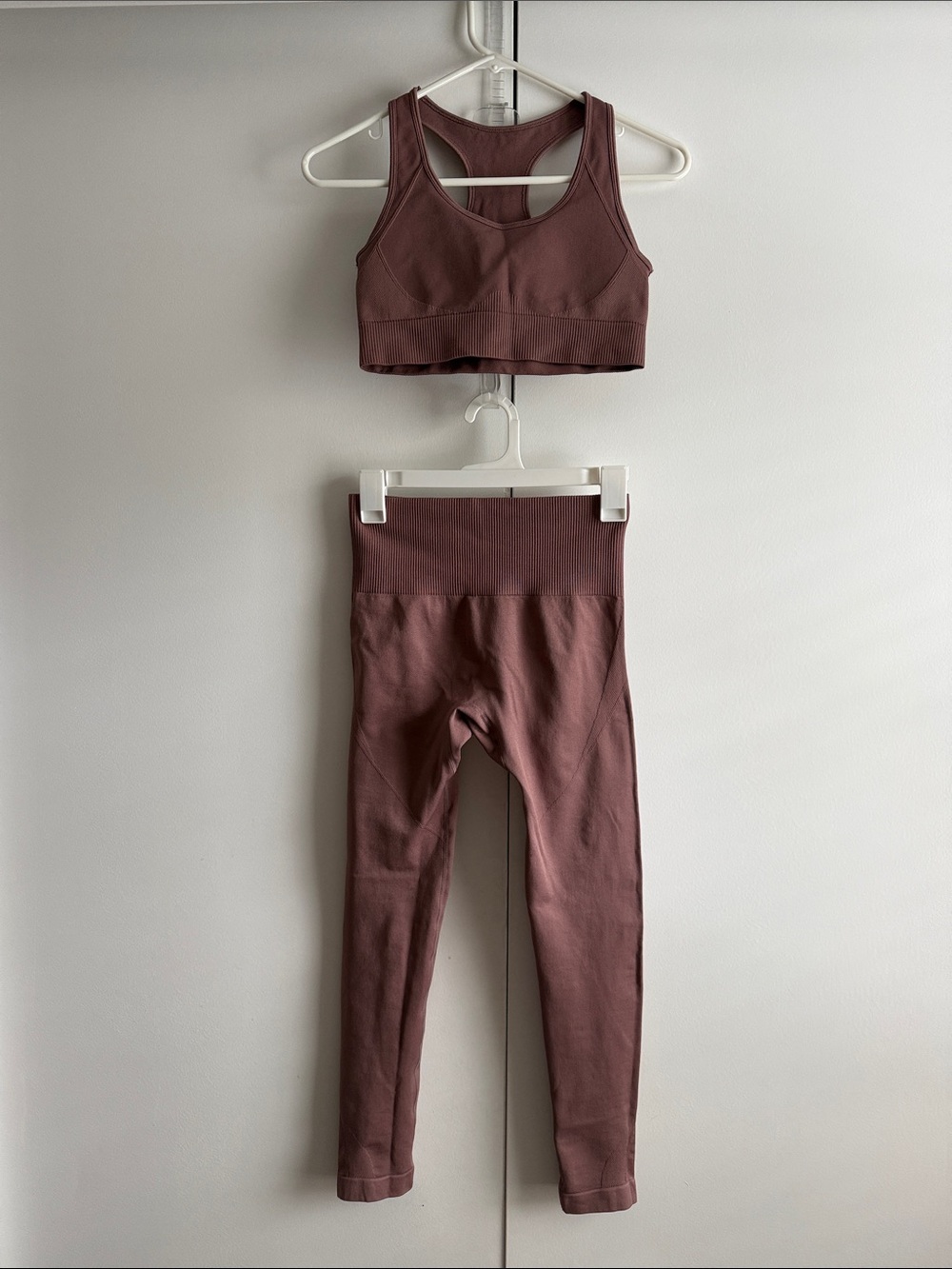 High-Rise Mauve Leggings for Women - Everyday Stretch